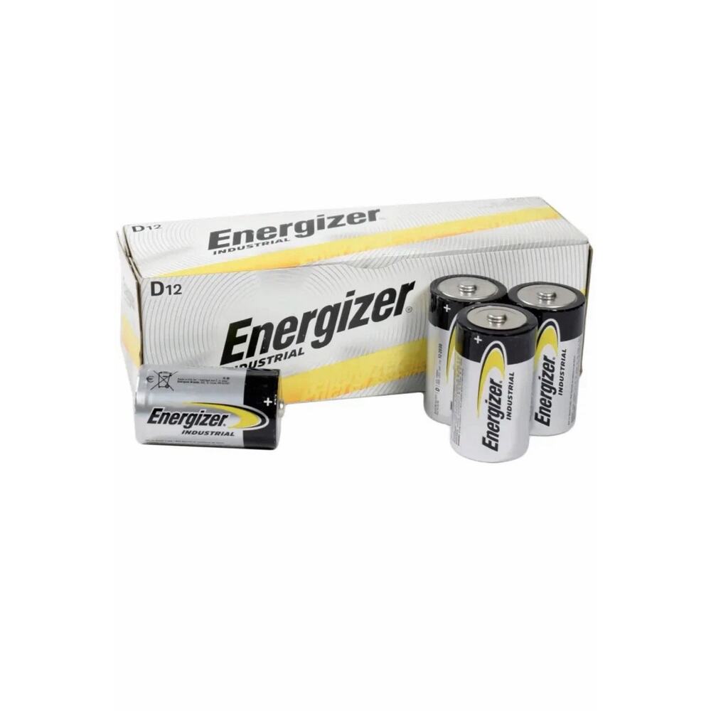 ENERGIZER INDUSTRIAL D BATTERIES 12 PACK BRAND NEW